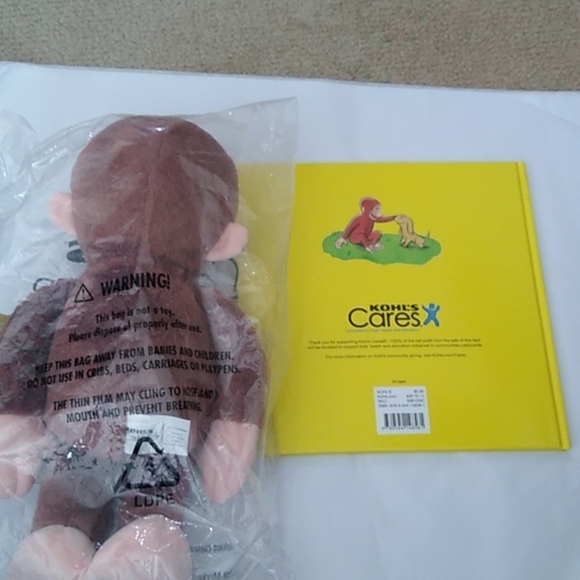 Curious George Plush & the Puppies Book Kohl's Cares 2 Pc. Set - Picture 5 of 8